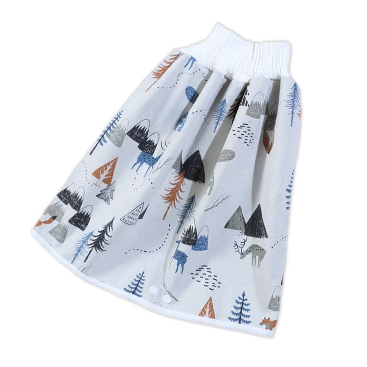 Baby Water-Proof And Leak-Proof Cloth Diapers Children Washable Cotton Cloth Bed-Wetting Skirt Pa...