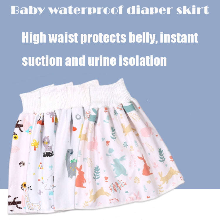 Baby Water-Proof And Leak-Proof Cloth Diapers Children Washable Cotton Cloth Bed-Wetting Skirt Pa...