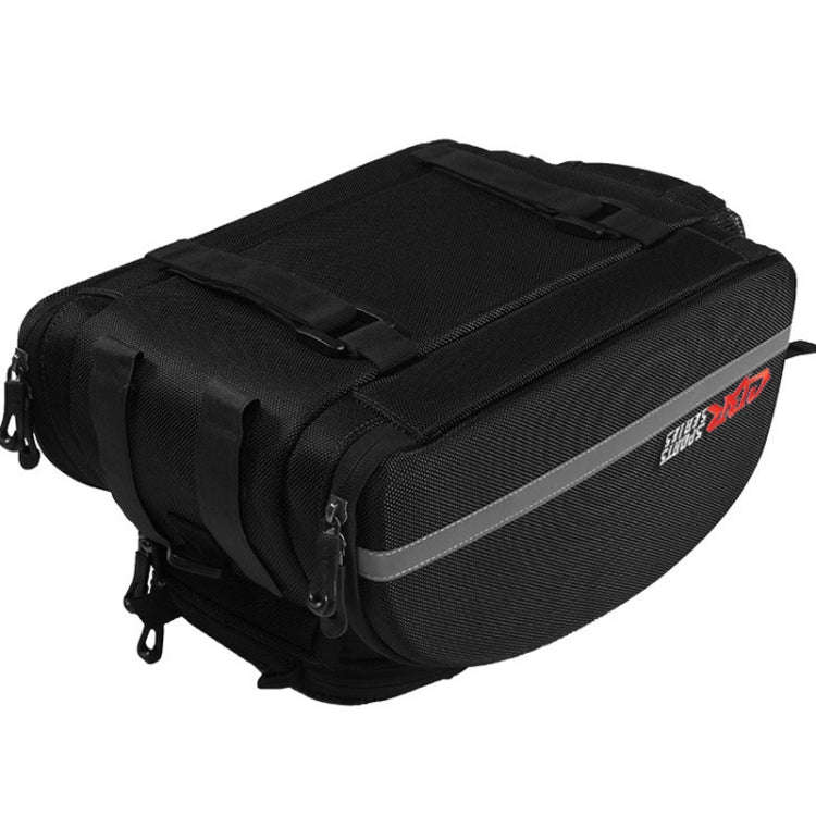 CBR Bike Hard Shell Shelf Bag Travel Bag Bicycle Hard Shell Shoulder Bag(Black)