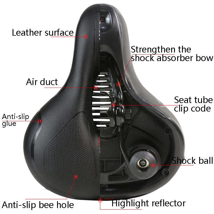 Bicycle Seat Saddle Bicycle Seat Riding Equipment Accessories(Red)