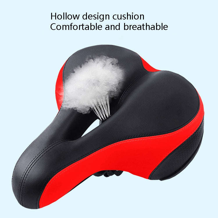 Reflective Seat Bicycle Seat Bicycle Saddle Seat(Black Blue)