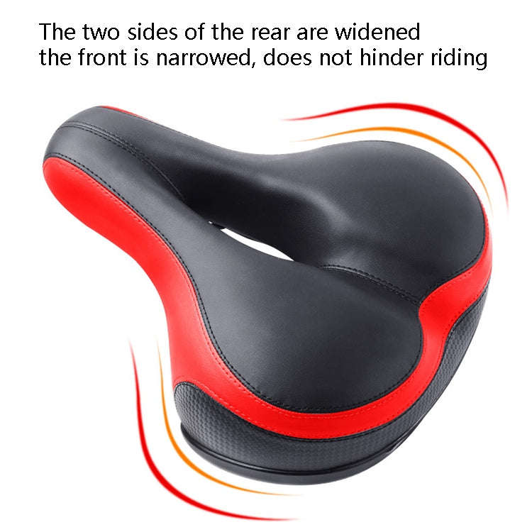 Reflective Seat Bicycle Seat Bicycle Saddle Seat(Black Blue)