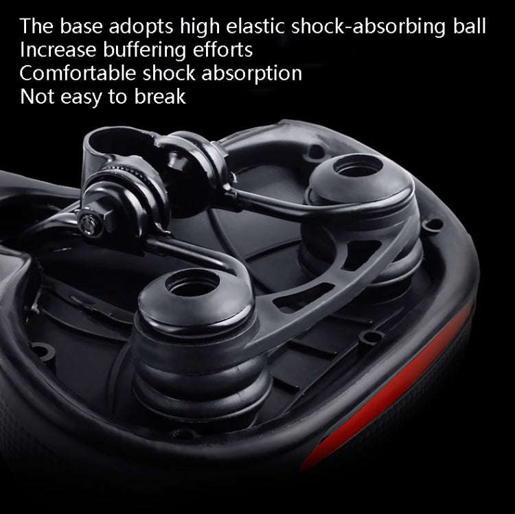Reflective Seat Bicycle Seat Bicycle Saddle Seat(Black)