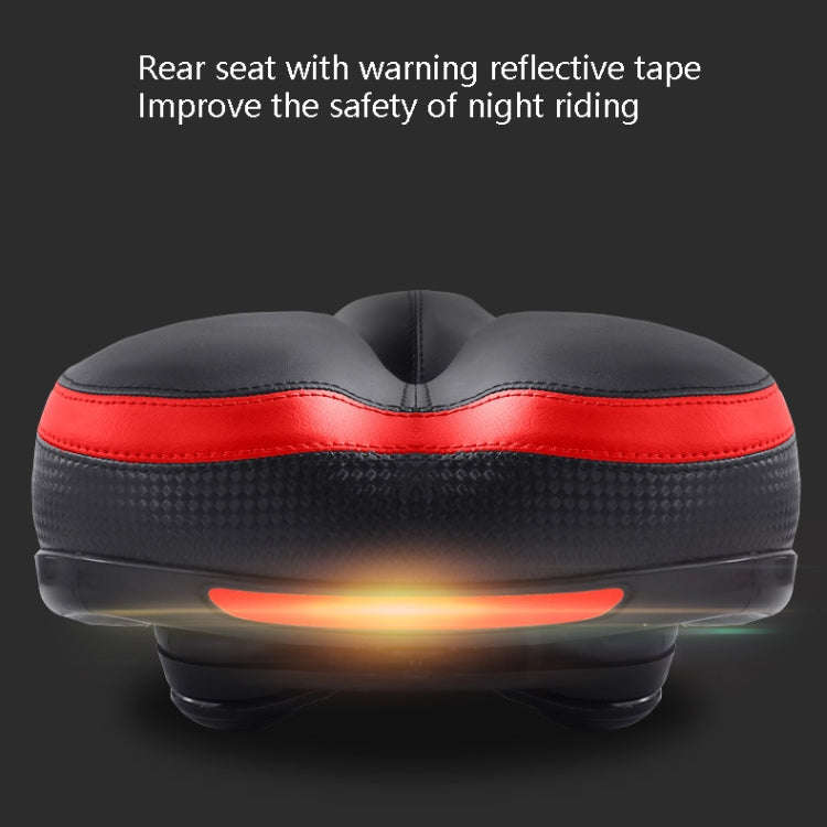 Reflective Seat Bicycle Seat Bicycle Saddle Seat(Black Blue)
