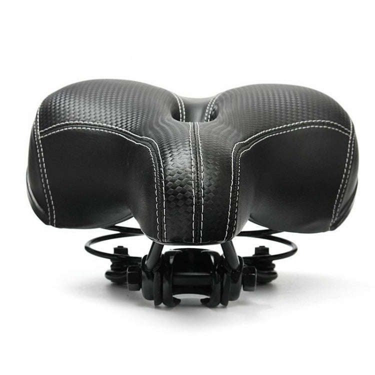 Mountain Bike Seat Comfortable Bike Seat Thick Soft Elastic Sponge(Black)