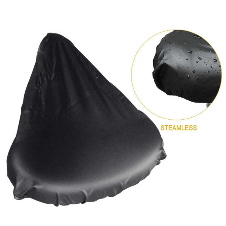 2pcs Bicycle Saddle Waterproof Cover Bicycle Seat PVC Waterproof Seat Cover Hot Pressed Rain Cove...