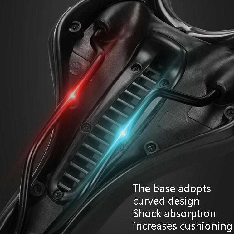 Silicone Bicycle Seat GEL Mountain Bike Saddle Bicycle Seat Saddle(Black Blue)