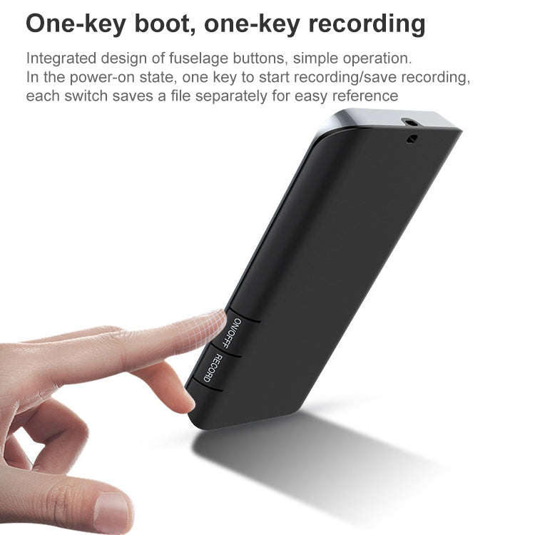 M22 Portable Bluetooth Touch Screen MP3 Player Recorder E-Book, Memory Capacity: 16GB(Black)