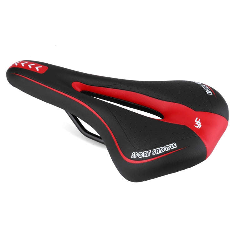 YAFEE YF-1018 Mountain Bike Saddle Bicycle Riding Saddle Bicycle Saddle(Black Blue)