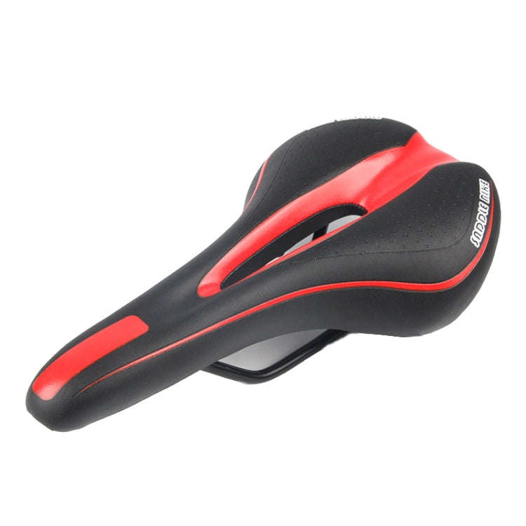 Mountain Bike Saddle Road Bike Folding Car Seat Cushion Cycling Equipment, Colour: Black Red(No S...