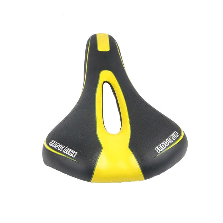 Mountain Bike Saddle Road Bike Folding Car Seat Cushion Cycling Equipment, Colour: Black Yellow(N...
