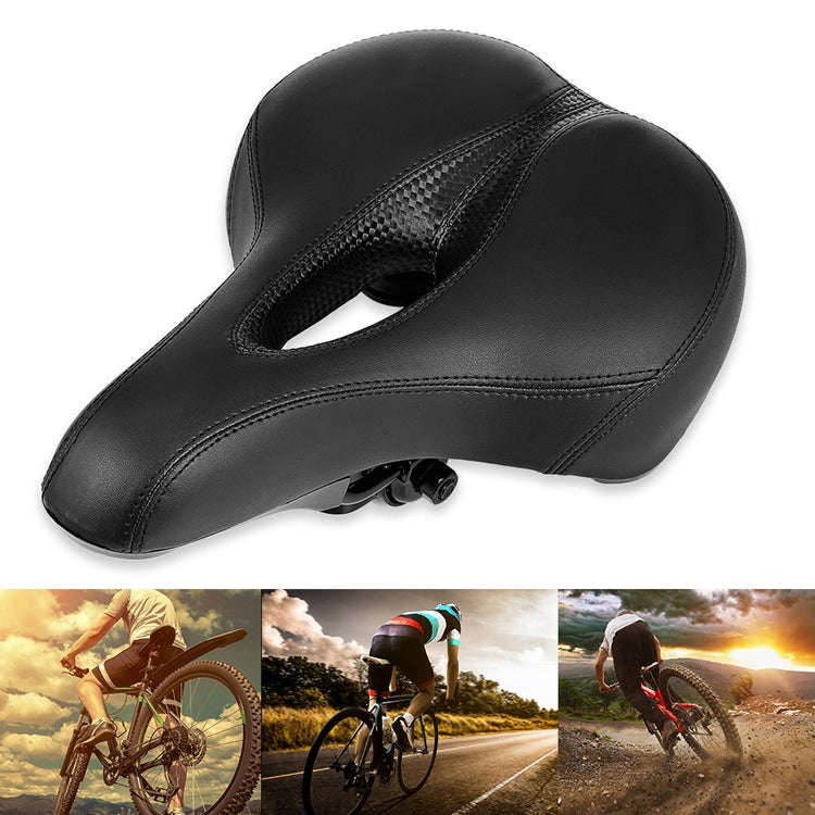 Bicycle Cushion With Lamp Bicycle Saddle Mountain Bike Saddle(Red)