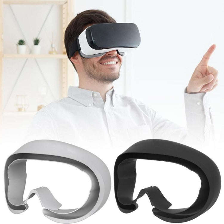 For Pico 4 VR Goggles Eye Pads  Silicone Protective Cover(Light Gray)