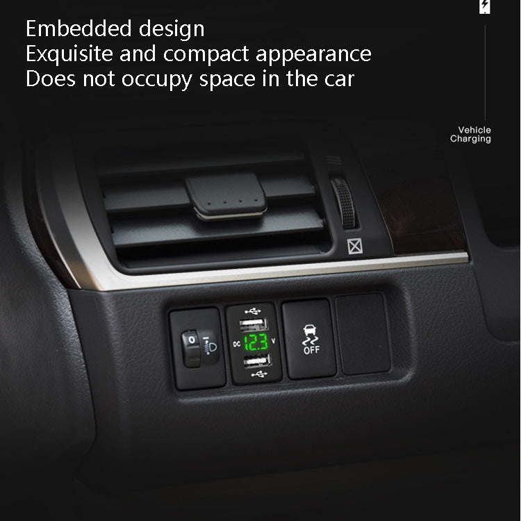 Car Charger Original Hole Non-Destructive Modification Of Dual Usb Car Charger With Line Suitable...