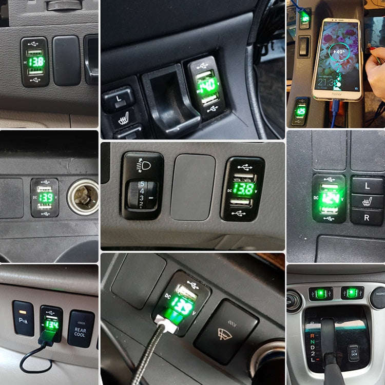 Car Charger Original Hole Non-Destructive Modification Of Dual Usb Car Charger With Line Suitable...