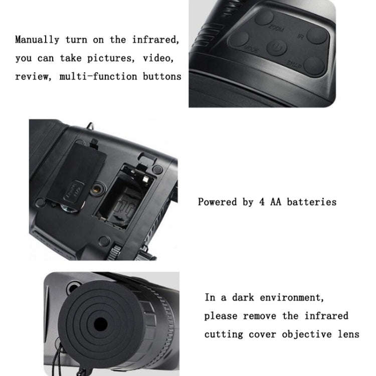 High-Definition Digital Night Vision Camera With Screen Photo/Video/Patrol/Infrared/Night Vision/...