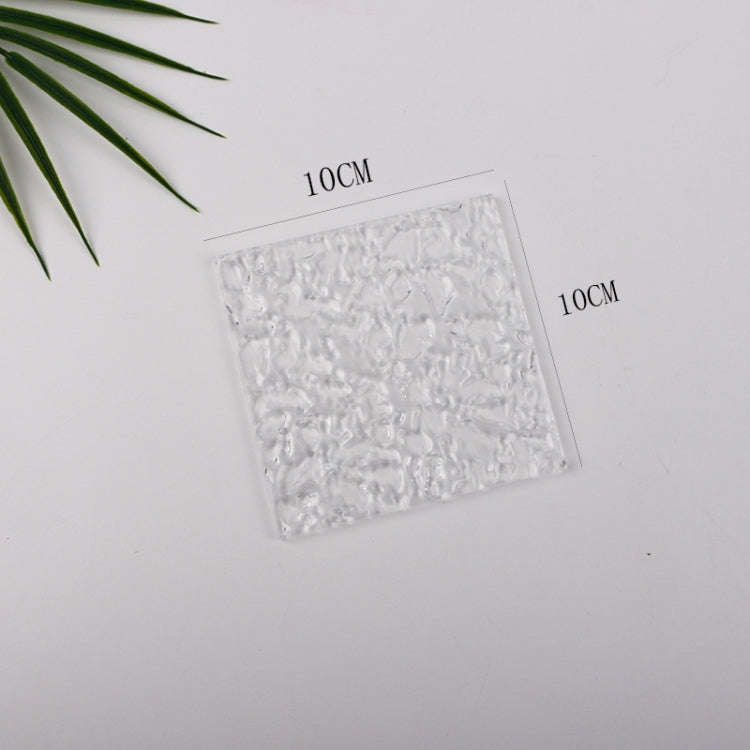 3 PCS 10 x 10cm Acrylic Texture Background Board Photo Props Background Decorative Geometric Orna...