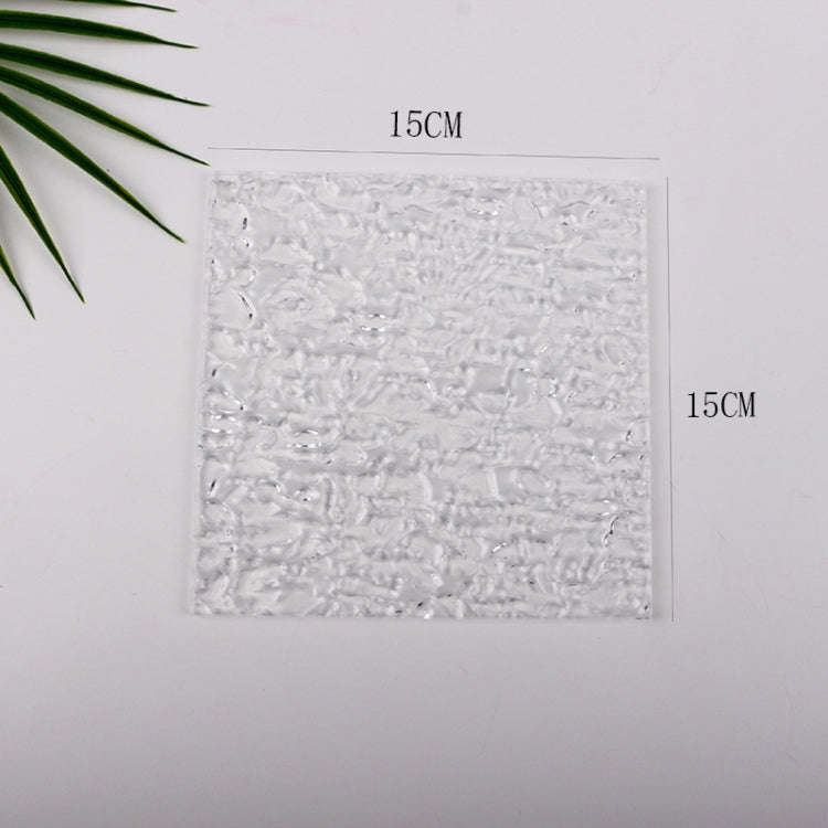 15 x 15cm Acrylic Texture Background Board Photo Props Background Decorative Geometric Ornaments(...