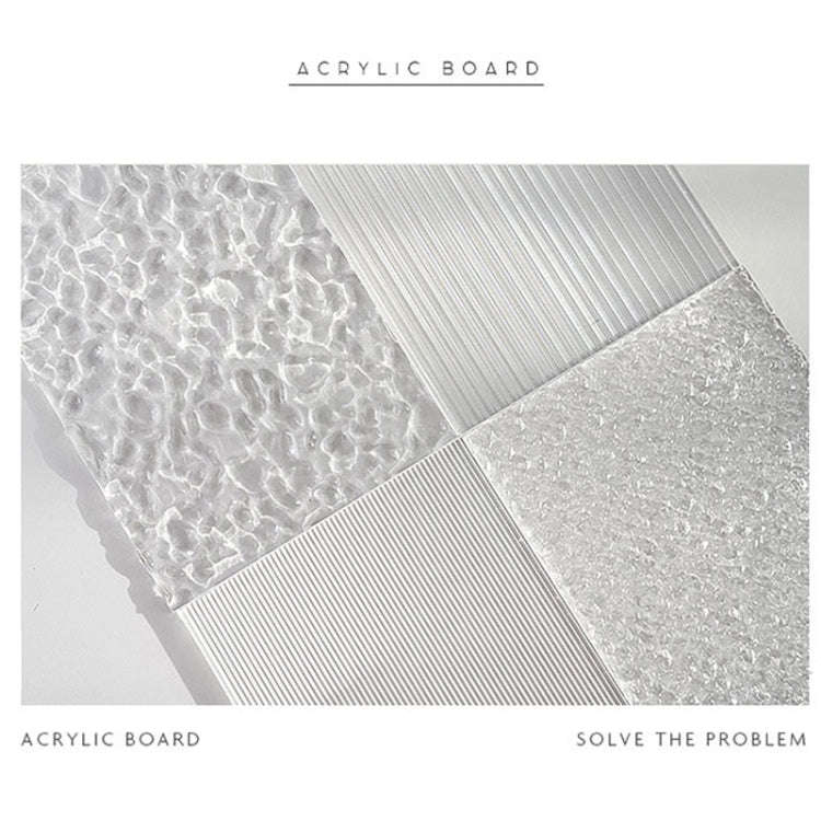 15 x 20cm Acrylic Texture Background Board Photo Props Background Decorative Geometric Ornaments(...