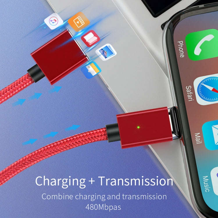 2 PCS ESSAGER Smartphone Fast Charging and Data Transmission Magnetic Cable with Micro USB Magnet...