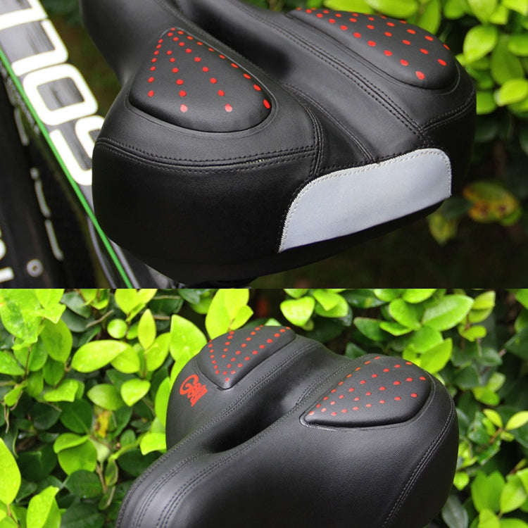 Bicycle Riding Seat Silicone Bicycle Seat Bicycle Saddle(Red)