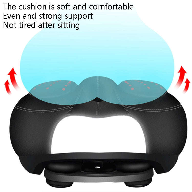 Bicycle Riding Seat Silicone Bicycle Seat Bicycle Saddle(Blue)