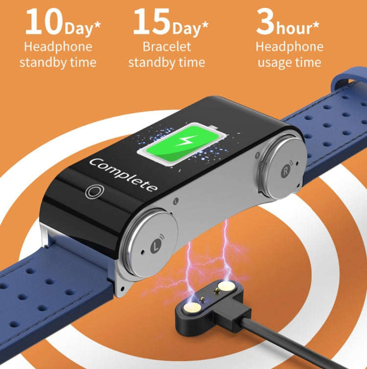 L890 1.14 inch TFT Color Screen Sports Bracelet with Bluetooth Headset, Support Call Reminder/Hea...
