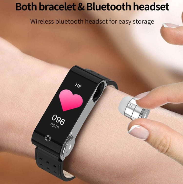 L890 1.14 inch TFT Color Screen Sports Bracelet with Bluetooth Headset, Support Call Reminder/Hea...
