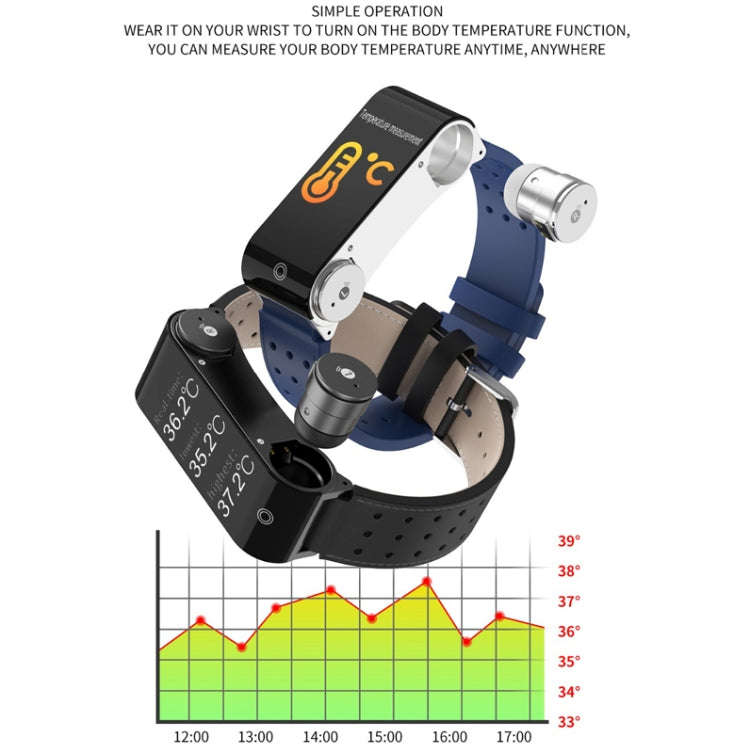 L890 1.14 inch TFT Color Screen Sports Bracelet with Bluetooth Headset, Support Call Reminder/Hea...