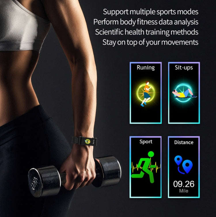 L890 1.14 inch TFT Color Screen Sports Bracelet with Bluetooth Headset, Support Call Reminder/Hea...