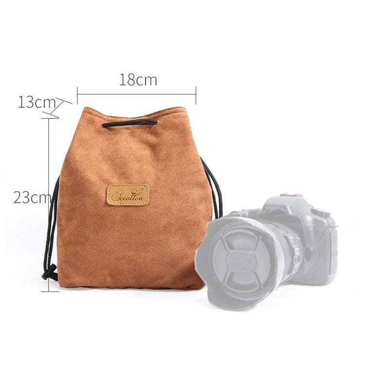 S.C.COTTON Liner Shockproof Digital Protection Portable SLR Lens Bag Micro Single Camera Bag Squa...