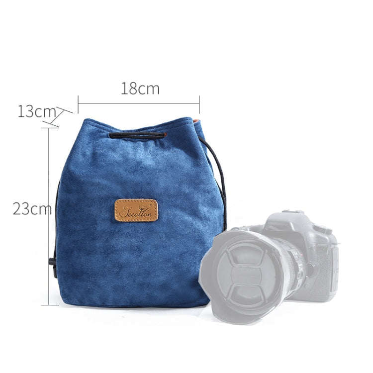 S.C.COTTON Liner Shockproof Digital Protection Portable SLR Lens Bag Micro Single Camera Bag Squa...