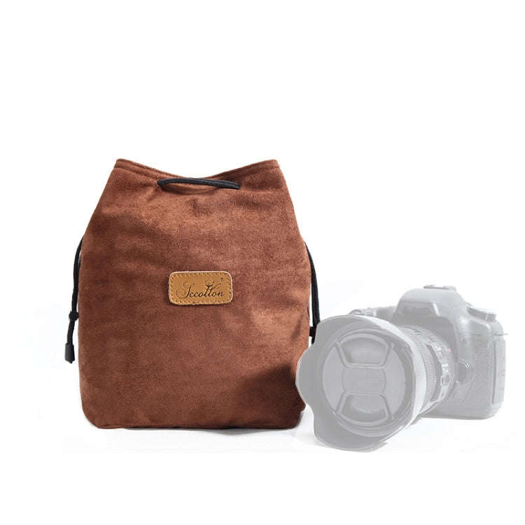 S.C.COTTON Liner Shockproof Digital Protection Portable SLR Lens Bag Micro Single Camera Bag Squa...