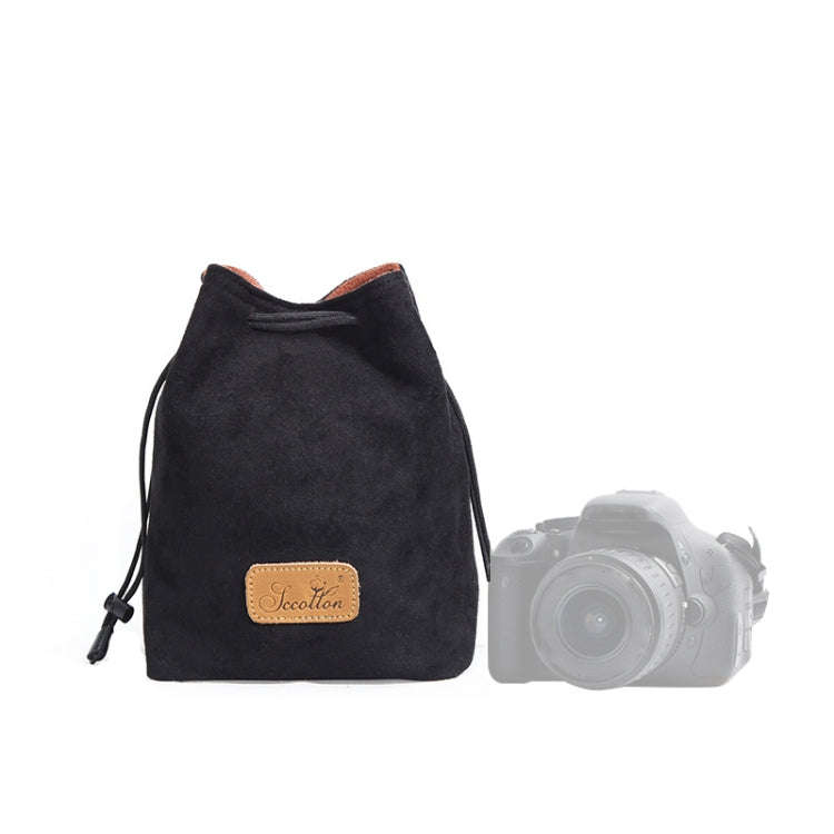 S.C.COTTON Liner Shockproof Digital Protection Portable SLR Lens Bag Micro Single Camera Bag Squa...