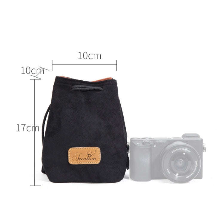 S.C.COTTON Liner Shockproof Digital Protection Portable SLR Lens Bag Micro Single Camera Bag Squa...