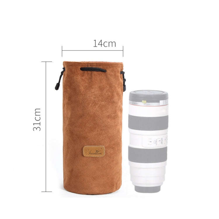 S.C.COTTON Liner Shockproof Digital Protection Portable SLR Lens Bag Micro Single Camera Bag Roun...