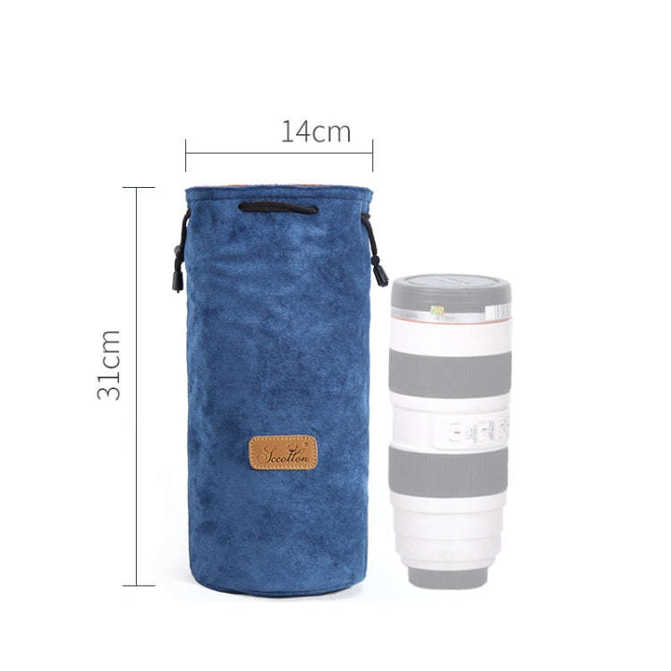 S.C.COTTON Liner Shockproof Digital Protection Portable SLR Lens Bag Micro Single Camera Bag Roun...
