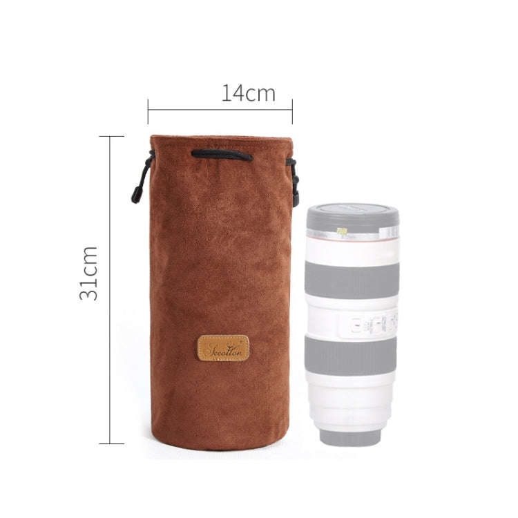 S.C.COTTON Liner Shockproof Digital Protection Portable SLR Lens Bag Micro Single Camera Bag Roun...