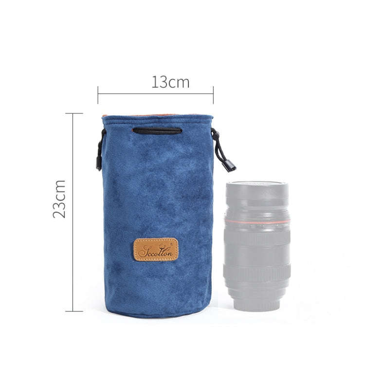 S.C.COTTON Liner Shockproof Digital Protection Portable SLR Lens Bag Micro Single Camera Bag Roun...