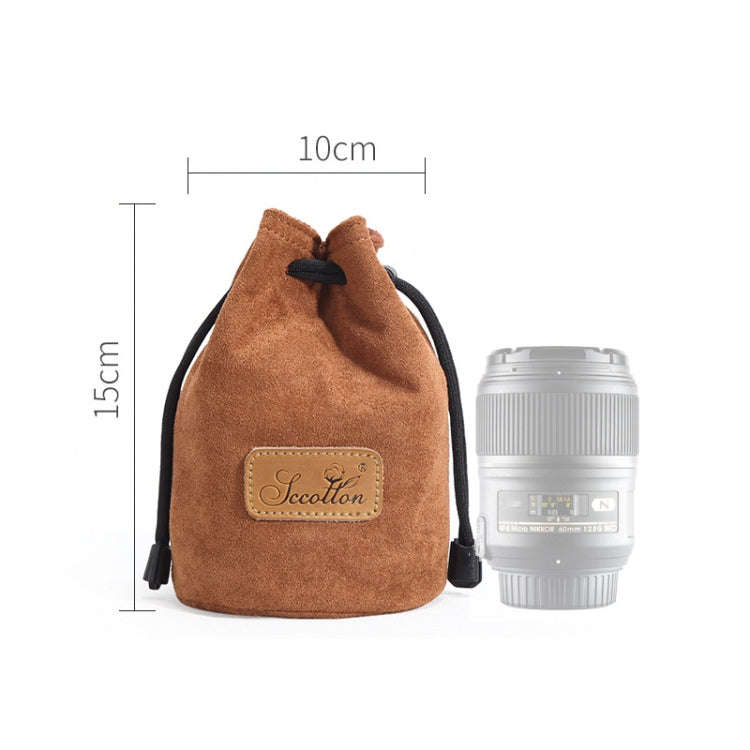 S.C.COTTON Liner Shockproof Digital Protection Portable SLR Lens Bag Micro Single Camera Bag Roun...