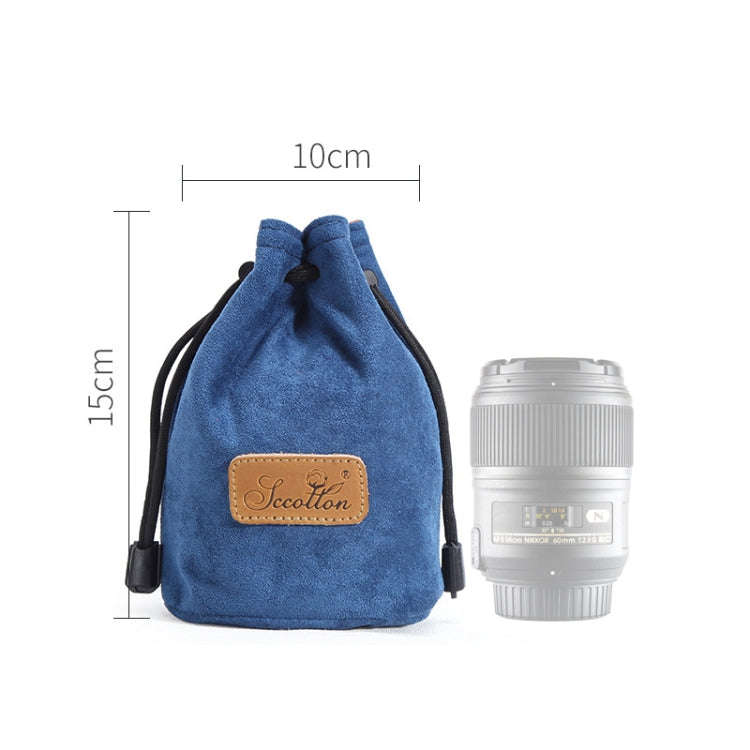 S.C.COTTON Liner Shockproof Digital Protection Portable SLR Lens Bag Micro Single Camera Bag Roun...