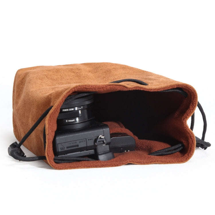 S.C.COTTON Liner Shockproof Digital Protection Portable SLR Lens Bag Micro Single Camera Bag Roun...