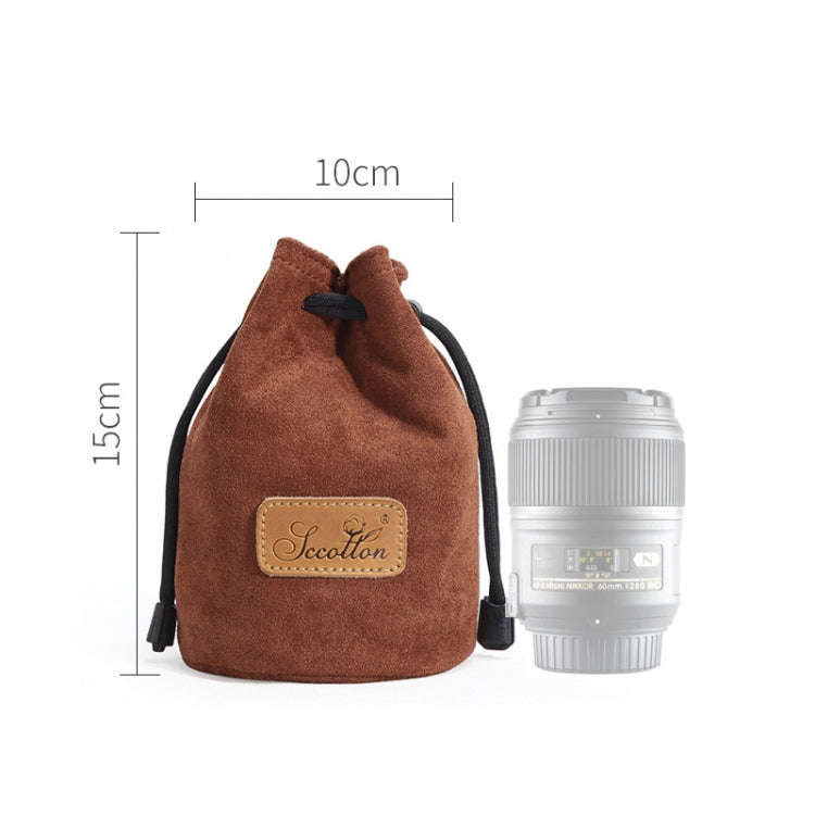 S.C.COTTON Liner Shockproof Digital Protection Portable SLR Lens Bag Micro Single Camera Bag Roun...