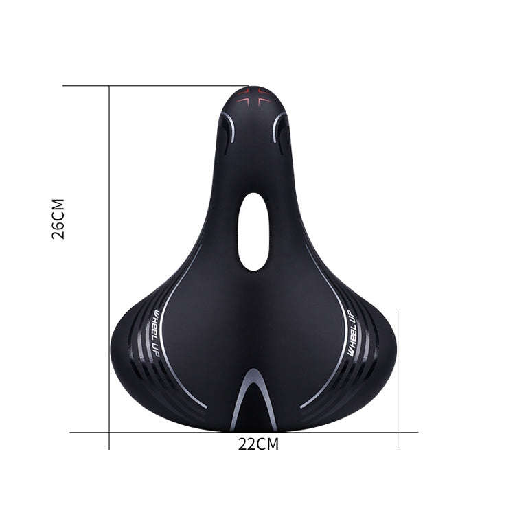 Wheel Up Bicycle Seat Saddle Mountain Bike Road Bike Bicycle Seat Riding Equipment Accessories(Bl...