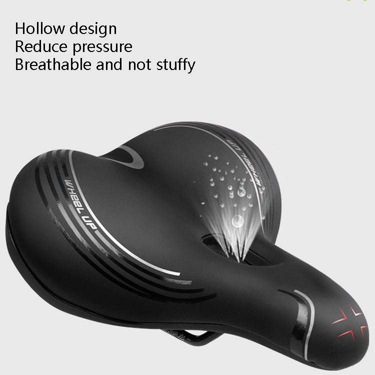 Wheel Up Bicycle Seat Saddle Mountain Bike Road Bike Bicycle Seat Riding Equipment Accessories(Bl...