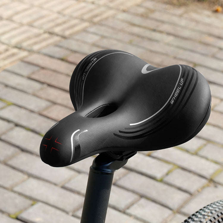 Wheel Up Bicycle Seat Saddle Mountain Bike Road Bike Bicycle Seat Riding Equipment Accessories(Bl...