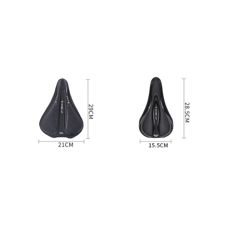 Wheel Up Bicycle Silicone Cushion Cover Mountain Bike Thickening GEL Saddle Cover Riding Equipmen...