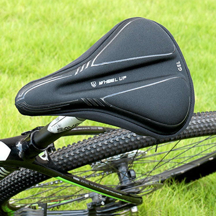 Wheel Up Bicycle Silicone Cushion Cover Mountain Bike Thickening GEL Saddle Cover Riding Equipmen...