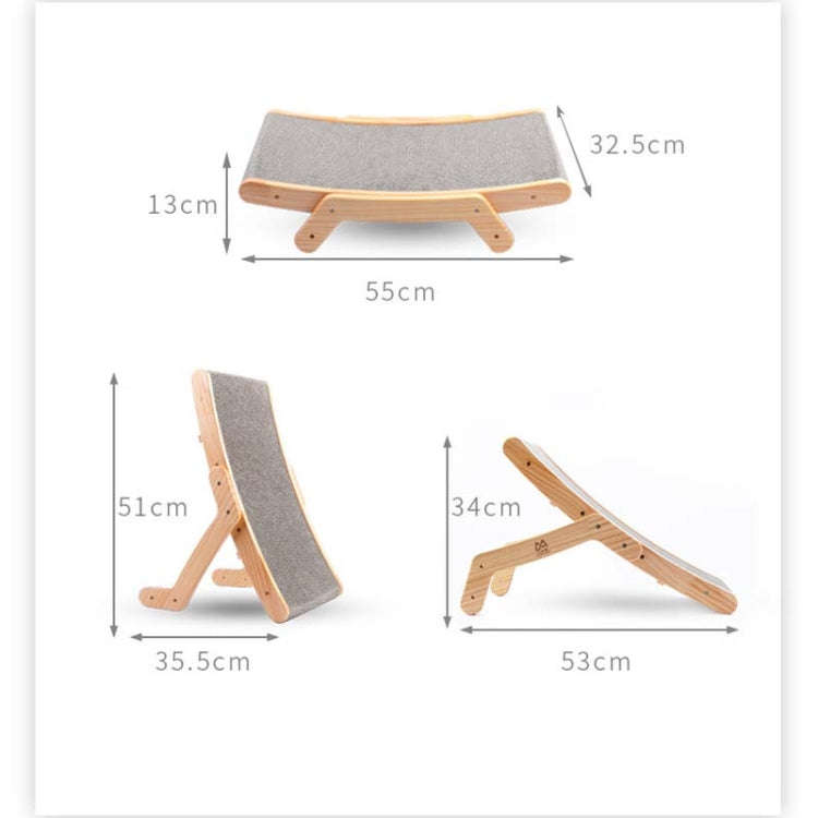 Vertical Corrugated Cat Scratch Board Grinding Claw Toy(Primary Color)