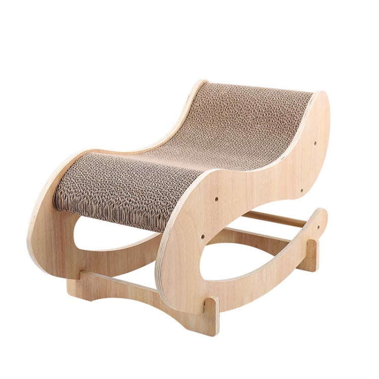 Corrugated Cat Scratching Board Shaker Claw Grinding Toy(Primary Color)